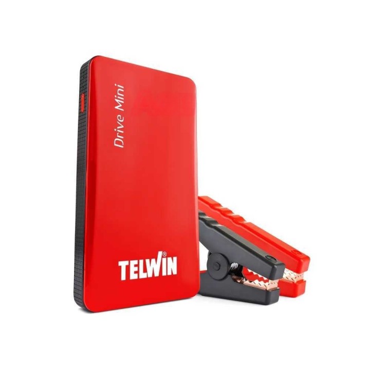 Telwin Drive Mini monitoimikäynnistin ja varavirtalähde, 12 V, 1 000 A, 6 500 mAh