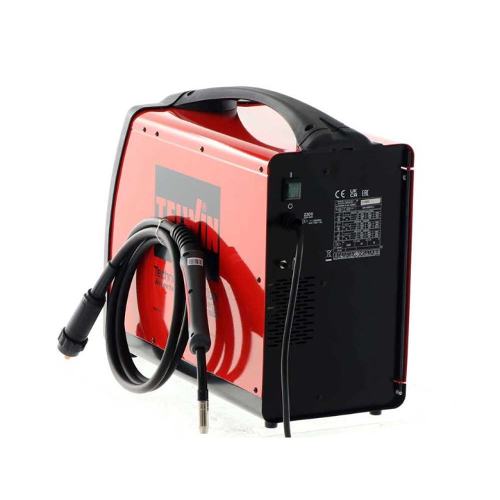 Telwin Technomig 215 Dual Synergic moniprosessi-invertteri, MIG-MAG, MMA, TIG, 20–220 A