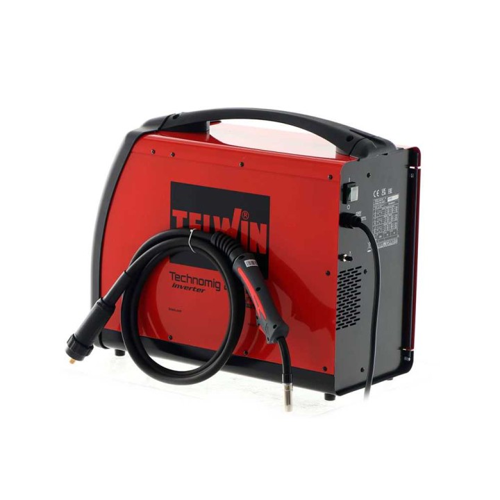 Telwin Technomig 215 Dual Synergic moniprosessi-invertteri, MIG-MAG, MMA, TIG, 20–220 A