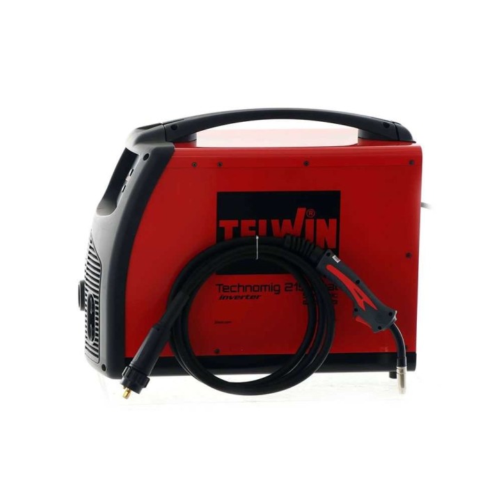 Telwin Technomig 215 Dual Synergic moniprosessi-invertteri, MIG-MAG, MMA, TIG, 20–220 A