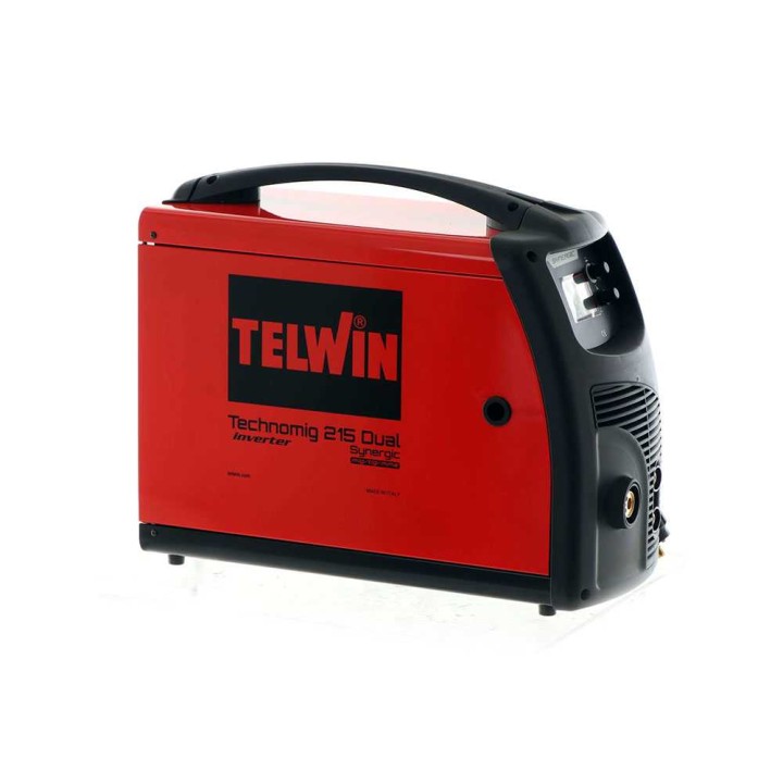 Telwin Technomig 215 Dual Synergic moniprosessi-invertteri, MIG-MAG, MMA, TIG, 20–220 A