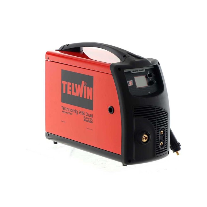 Telwin Technomig 215 Dual Synergic moniprosessi-invertteri, MIG-MAG, MMA, TIG, 20–220 A
