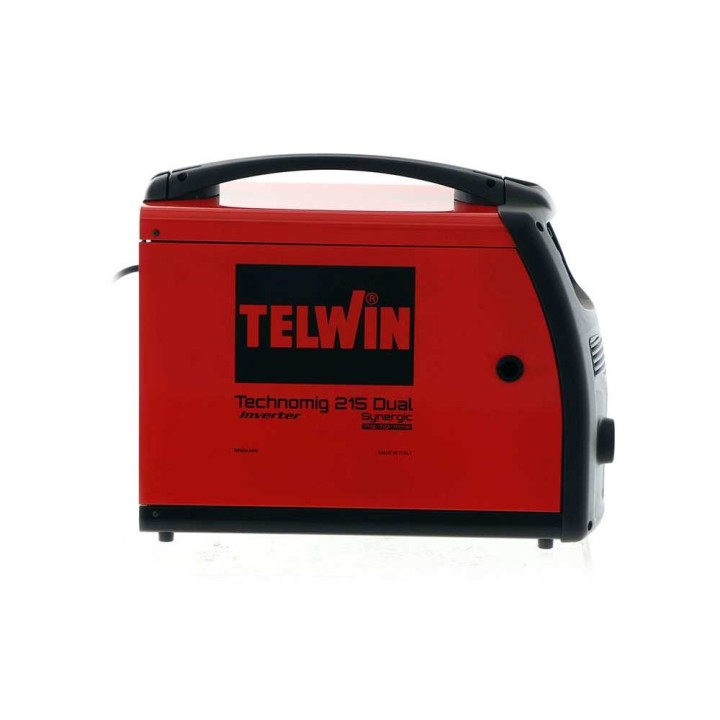 Telwin Technomig 215 Dual Synergic moniprosessi-invertteri, MIG-MAG, MMA, TIG, 20–220 A