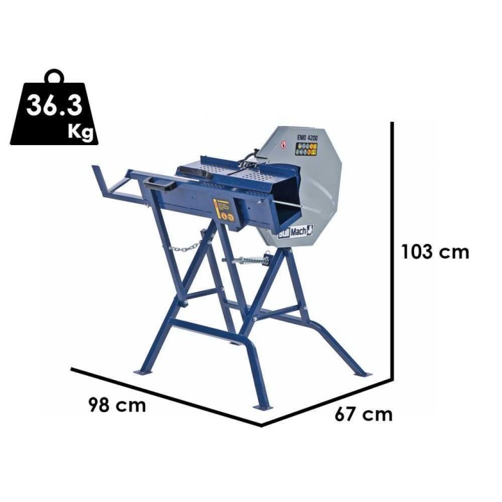 BullMach ENIO 4200 katkaisusaha polttopuille, 2 200 W, 230 V, 405 mm