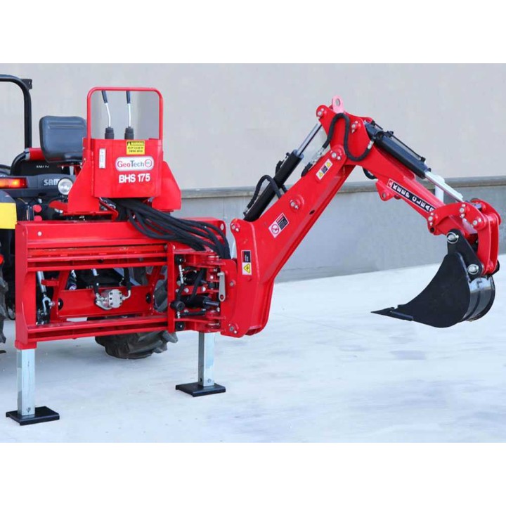 GeoTech Pro BHS 175 -kaivulaite traktoriin, hydraulinen sivusiirto, 30–45 HP