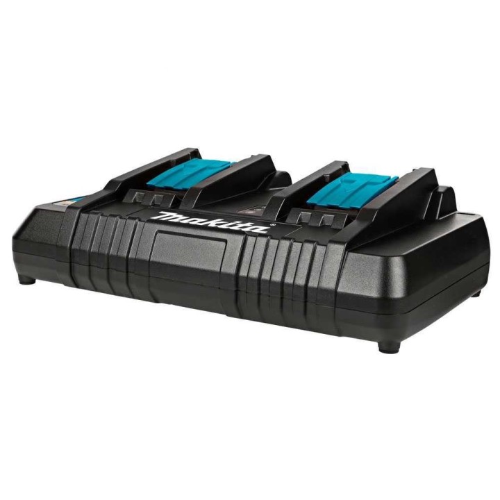 Makita DC18RD kaksoislaturi LXT-akuille, 14,4 V ja 18 V