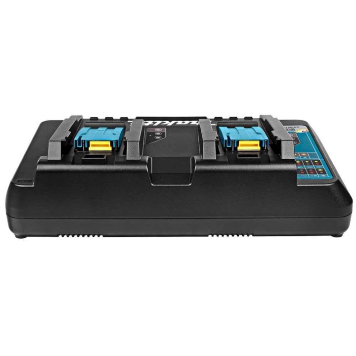 Makita DC18RD kaksoislaturi LXT-akuille, 14,4 V ja 18 V