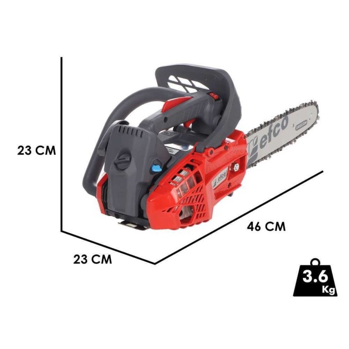 Efco MTTH 2400 bensiinikäyttöinen oksasaha, 1,2 HP, 25 cm