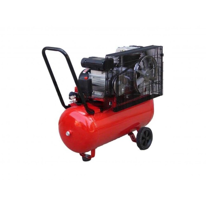 Fini MK 102 N 50 2M hihnakäyttöinen kompressori, 2 HP, 50 l, 10 bar