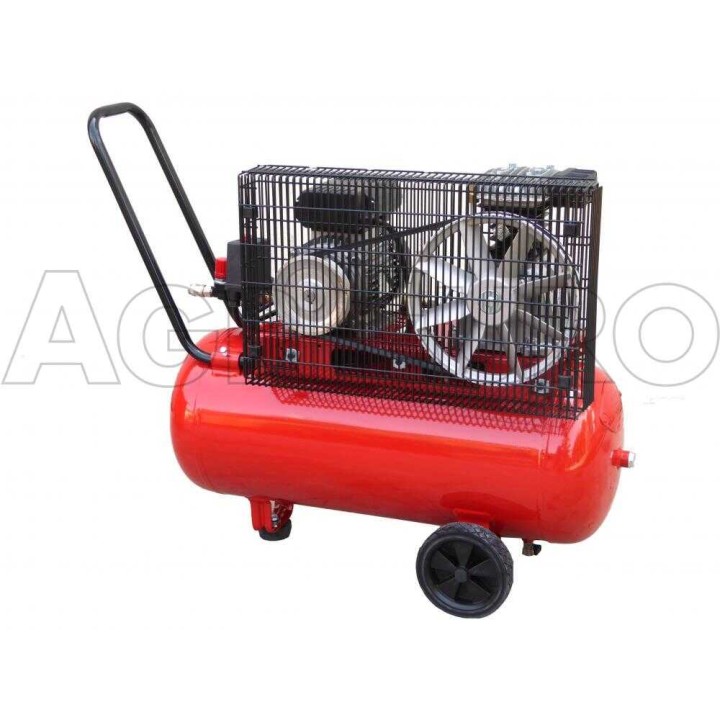 Fini MK 102 N 50 2M hihnakäyttöinen kompressori, 2 HP, 50 l, 10 bar