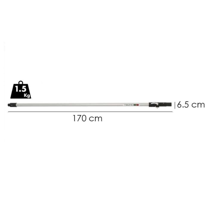 TECNOVIR teleskooppivarsi paineilmatyökaluille, 170–320 cm, alumiini, M30 × 1,5 mm