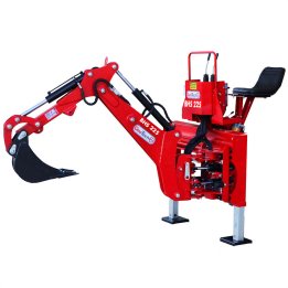 GeoTech Pro BHS 225 takakaivuri hydraulinen sivusiirto 45 80 HP 225 cm