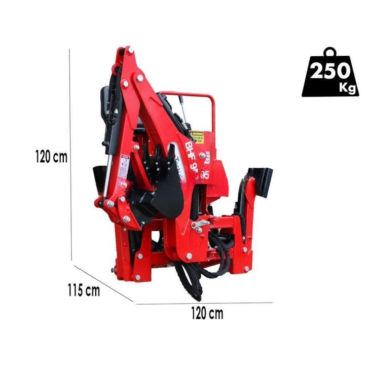 GeoTech Pro BHF 95 -kaivurilaite traktoriin, 95 cm