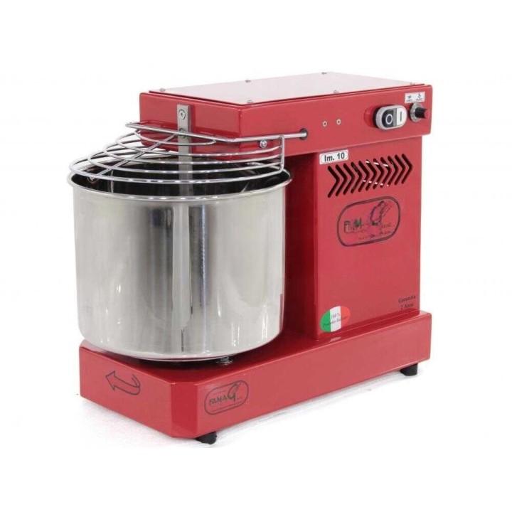 Famag IM 10/230 10 Velocità Rossa kierremallinen taikinakone, 10 kg, 230 V