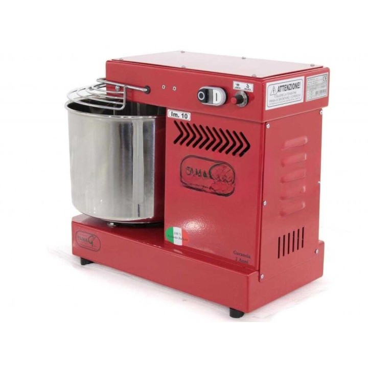 Famag IM 10/230 10 Velocità Rossa kierremallinen taikinakone, 10 kg, 230 V
