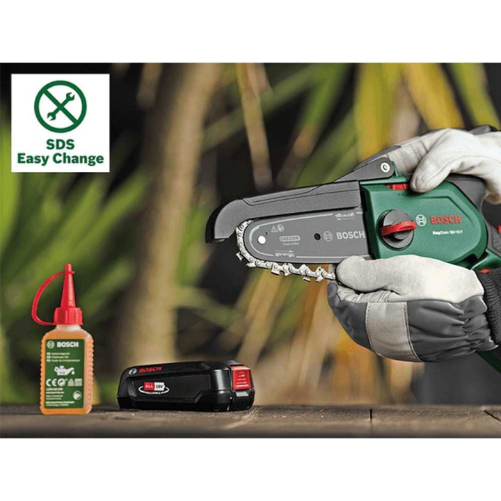 Bosch EasyChain 18V-15-7 akkukäyttöinen oksaleikkuri, 15 cm, ilman akkua ja laturia