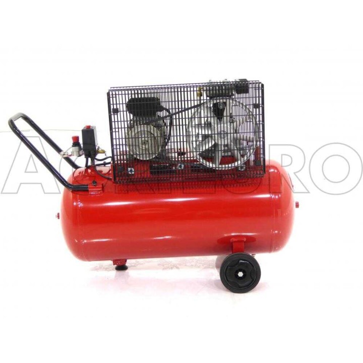 Fini Advanced MK 102N-90-2M hihnavetoinen kompressori, 2 HP, 90 l, 230 V