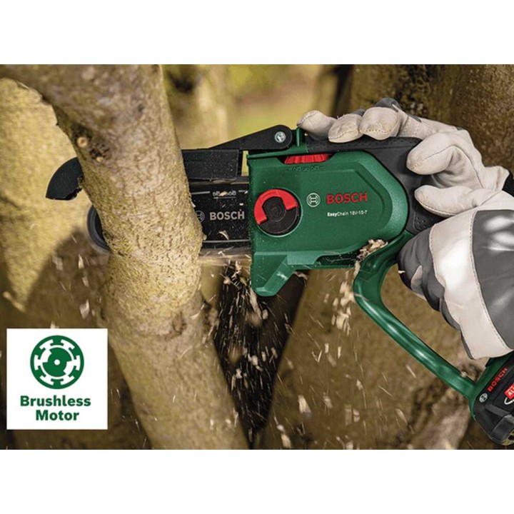Bosch EasyChain 18V-15-7 akkukäyttöinen oksasaha, 18 V, 15 cm