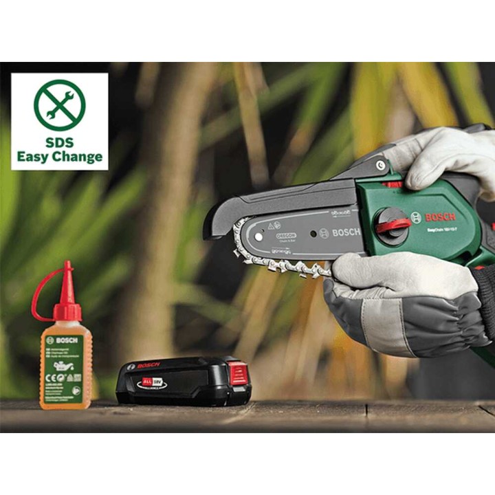 Bosch EasyChain 18V-15-7 akkukäyttöinen oksasaha, 18 V, 15 cm