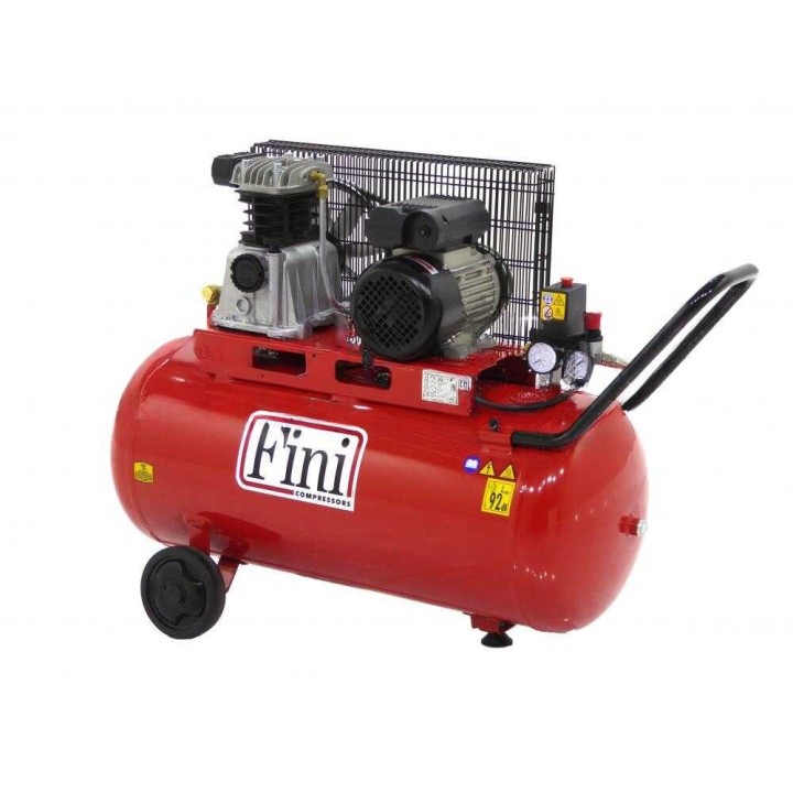 Fini Advanced MK 102N-90-2M hihnavetoinen kompressori, 2 HP, 90 l, 230 V
