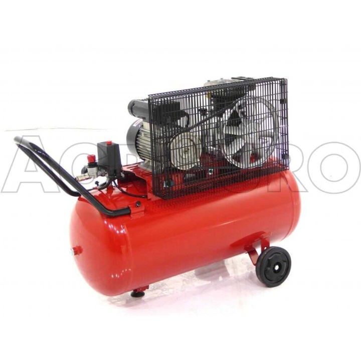Fini Advanced MK 102N-90-2M hihnavetoinen kompressori, 2 HP, 90 l, 230 V