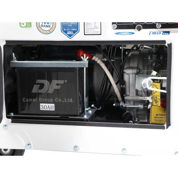 Hyundai HP7500LN-3 dieselgeneraattori, FullPower 5,5 kW, AVR, sähkökäynnistys
