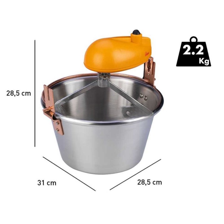 Ardes AR2481 POLENTINOX sähköinen pata polentalle, 3,5 l, 15 W, 230 V