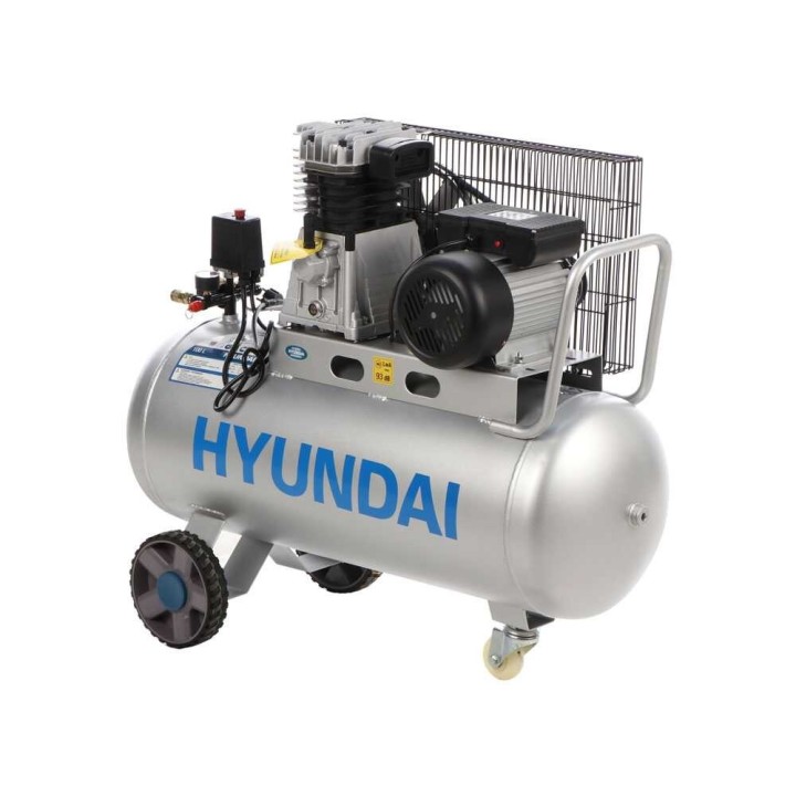 Hyundai MB2065/100L hihnavetoinen kompressori, 3 HP, 100 l, 8 bar