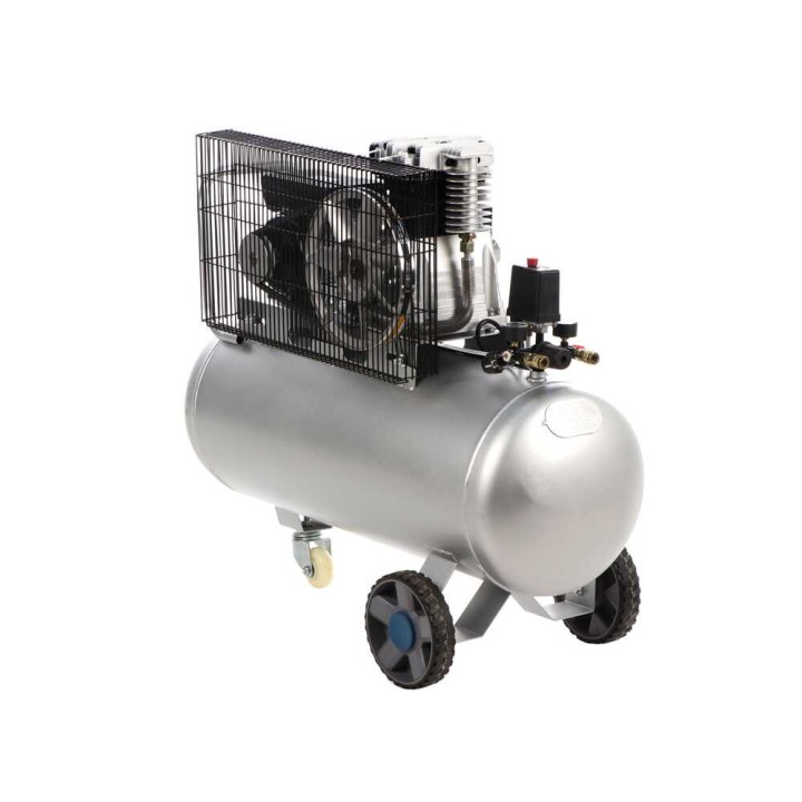 Hyundai MB2065/100L hihnavetoinen kompressori, 3 HP, 100 l, 8 bar