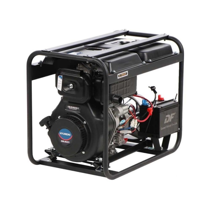 Hyundai HP7500CXE dieselgeneraattori, 4,5 kW, 5,2 kW, ATS