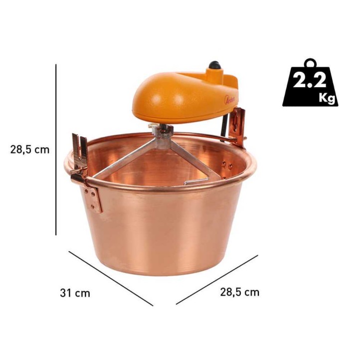 Ardes AR2480 sähköinen kuparipata, 3,5 l, 15 W, 230 V