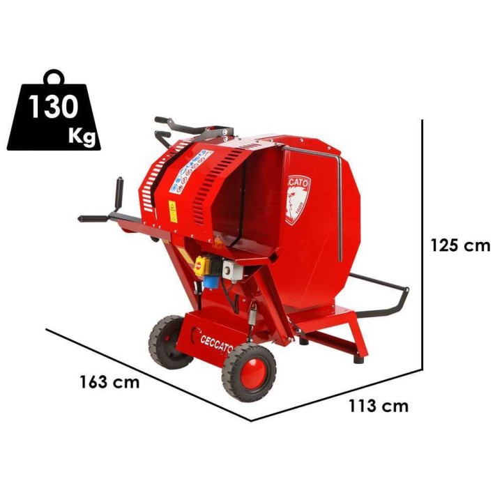 Ceccato Olindo SGTMONO sähköinen sirkkelihalkosaha, 2 200 W, 230 V, 600 mm