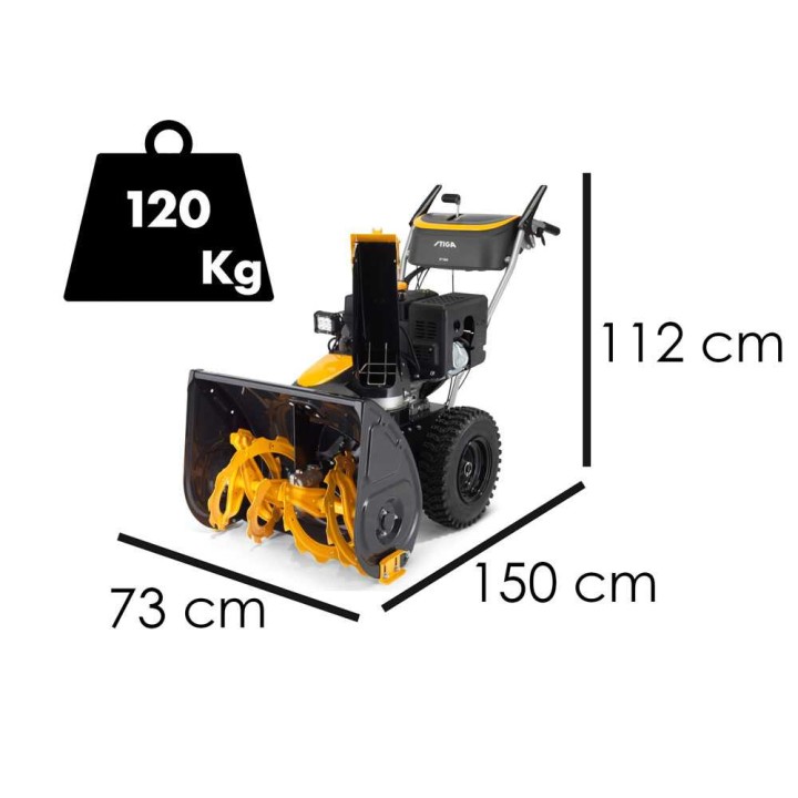 Stiga ST 966 lumilinko, WS300, 302 cm³, 66 cm, hydrostaattinen