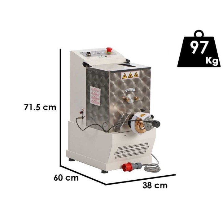 Fimar MPF8N ammattikäyttöön tarkoitettu pastakone, 1 000 W, 400 V
