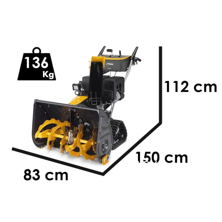 Stiga ST 976 T telavetoinen lumilinko, 375 cm³, 76 cm