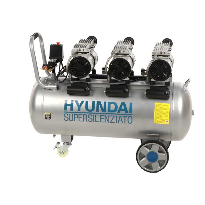 Hyundai 3X4J-750-100L öljytön sähkökompressori 100 l, 8 bar