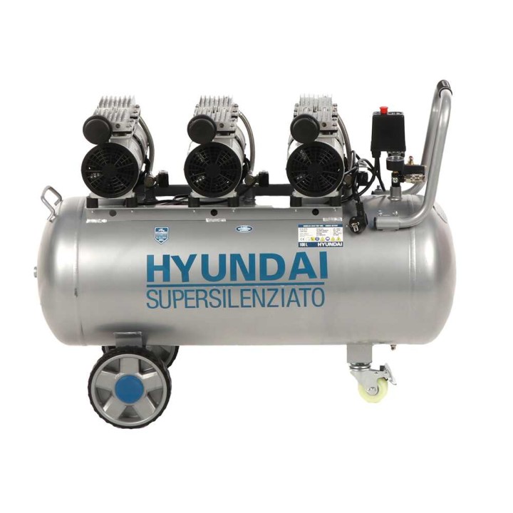 Hyundai 3X4J-750-100L öljytön sähkökompressori 100 l, 8 bar