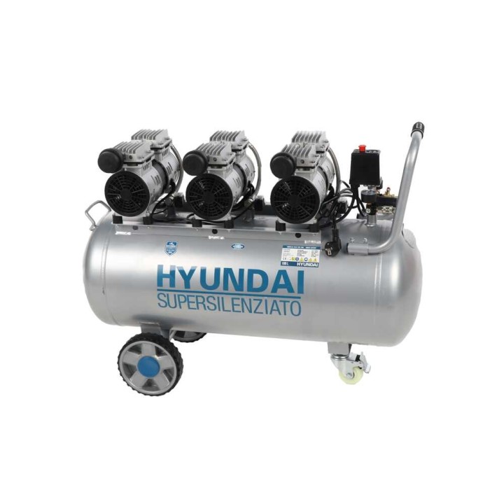 Hyundai 3X4J-750-100L öljytön sähkökompressori 100 l, 8 bar
