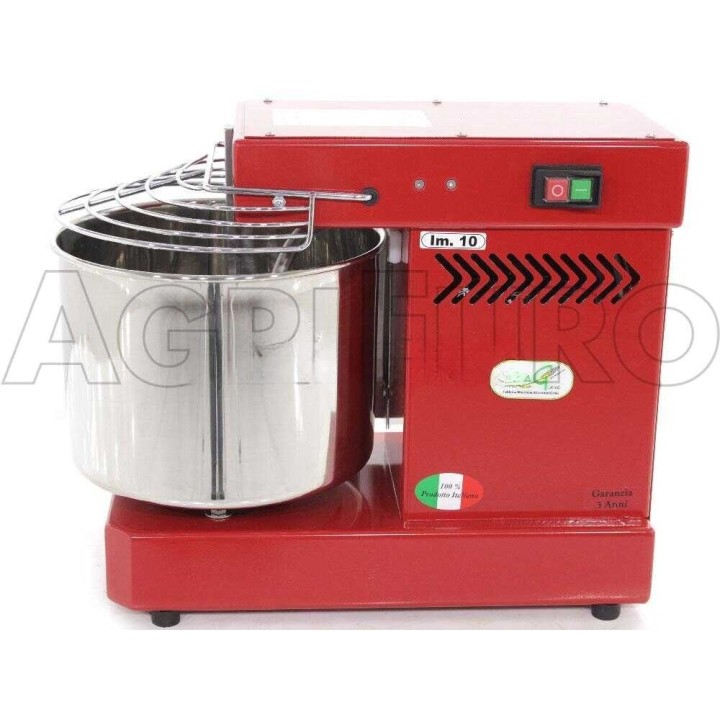 Famag IM 10/230 1 Velocità Rosso -spiraalitaikinakone, 10 kg, 230 V