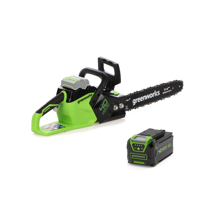 Greenworks GD40CS15K4 akkumoottorisaha 40 V 4 Ah 35 cm