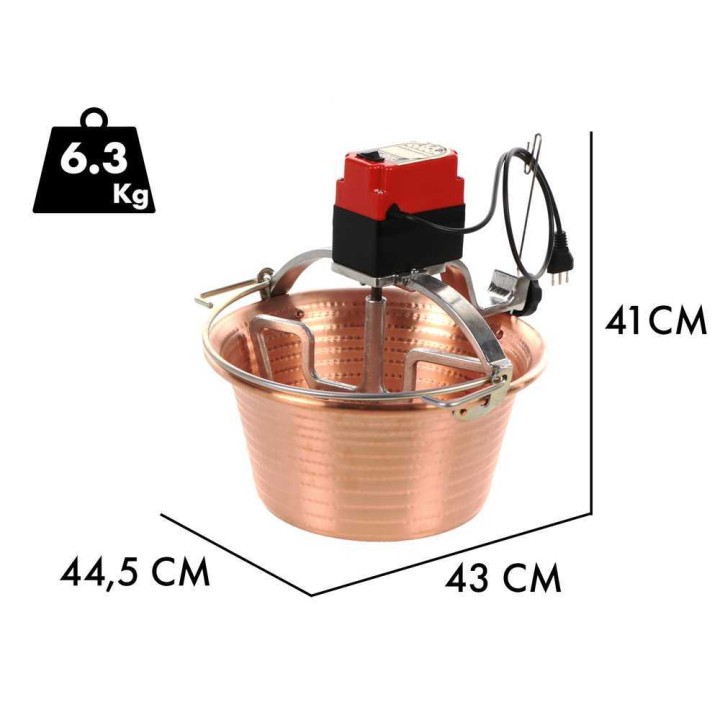 NuovaFac Cuoca Automatica sähköinen kuparipata, 14 l, induktio, 30 W