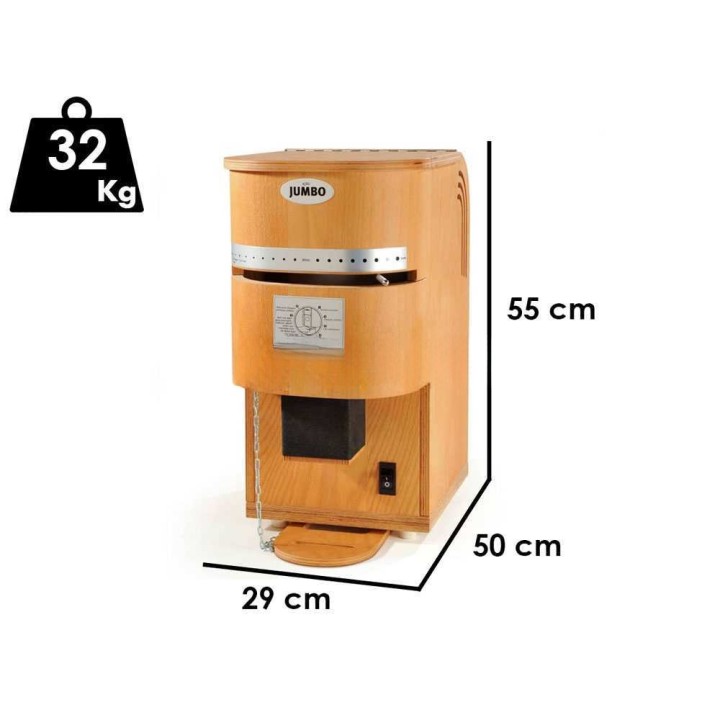 JUMBO-jauhomylly viljalle ja maissille, 750 W, 350 g/min
