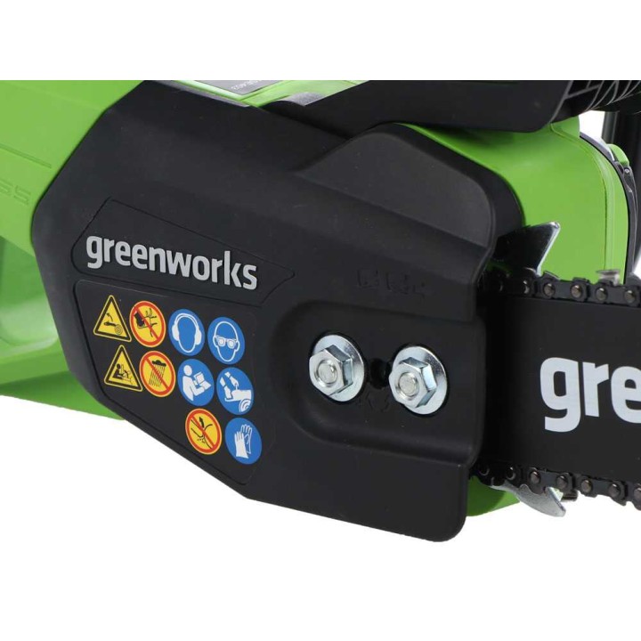 Greenworks GD48TCS akkumoottorisaha, 48 V, 30 cm, ilman akkua ja laturia
