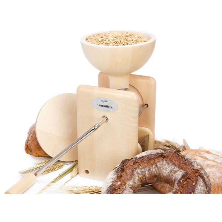Komo HAND MILL käsikäyttöinen kivimylly, massiivivaahtera, 50 g/min
