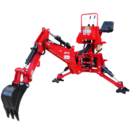 GeoTech Pro BHF 195 kaivurilaite traktoriin 30 45 HP teräs 30 cm 1 100 kg