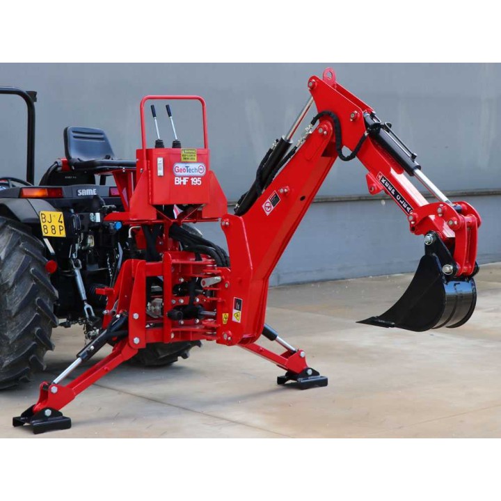 GeoTech Pro BHF 195 kaivurilaite traktoriin, 30–45 HP, teräs, 30 cm, 1 100 kg