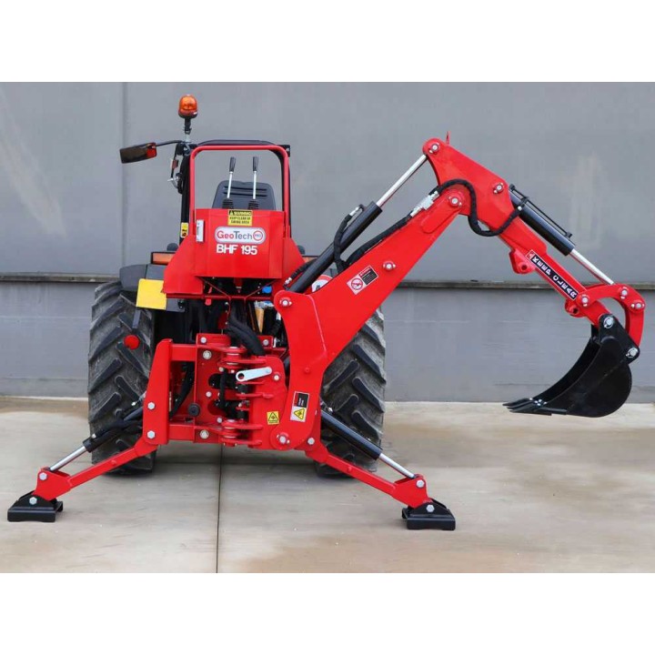 GeoTech Pro BHF 195 kaivurilaite traktoriin, 30–45 HP, teräs, 30 cm, 1 100 kg