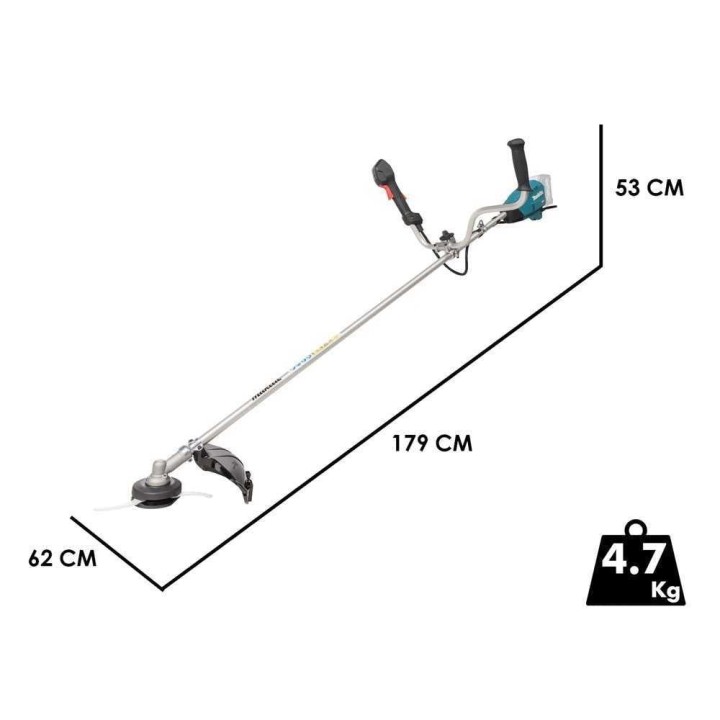 Makita UR016GZ akkuraivaussaha, 40 V, ilman akkua ja laturia