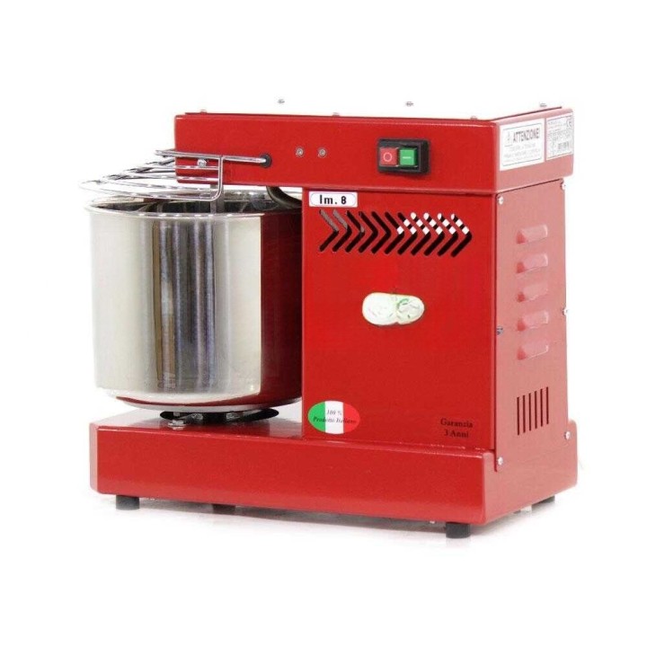 Famag IM 8/230 1 Velocità Rosso -spiraalitaikinakone, 8 kg, 230 V