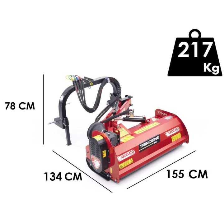 Ceccato Trincione 290 Argini 1400 - traktorin sivusiirtomurskain